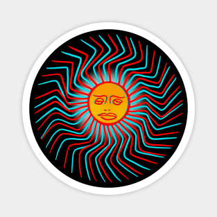 Abstract Sun Magnet